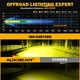 thumbnail image 3 of Barra LED Auxbeam 13 cm 68W Luz Antiniebla Ámbar Lateral para UTV, 3 of 9