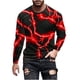 thumbnail image 2 of Blusas y camisas de manga larga con cuello redondo para hombre Camisa con estampado de luces Cuello redondo Manga larga Jersey Camiseta estampada Blusa para hombre Blusa, 2 of 5