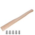 thumbnail image 1 of Replacement Wooden Tool Handle Wood Handle with Wedges for Builders Anti-Slip Labor-Saving 1Set, 1 of 5