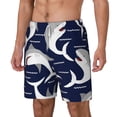 thumbnail image 2 of Gaeub Angry Shark Mens Swim Trunks Stretch Beach Shorts Quick Dry for Men Swim Shorts Swimwear with Pockets- 3X-Large, 2 of 9