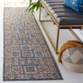 thumbnail image 2 of SAFAVIEH Sierra Ashlea Abstract Runner Rug, Ivory/Blue, 2'3" x 9', 2 of 8