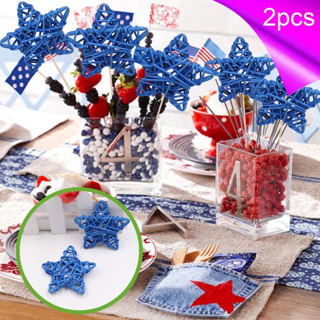 Feltree 6CM Rattan Woven Five-pointed Star Vase Decorative Pendant Pet Toy