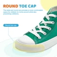 thumbnail image 4 of Kids High Top Canvas Sneakers Girls Boys Lace Up Classic Casual Shoes Toddler Comfy Fashion Running Walking Shoes Indoor Outdoor, 4 of 8