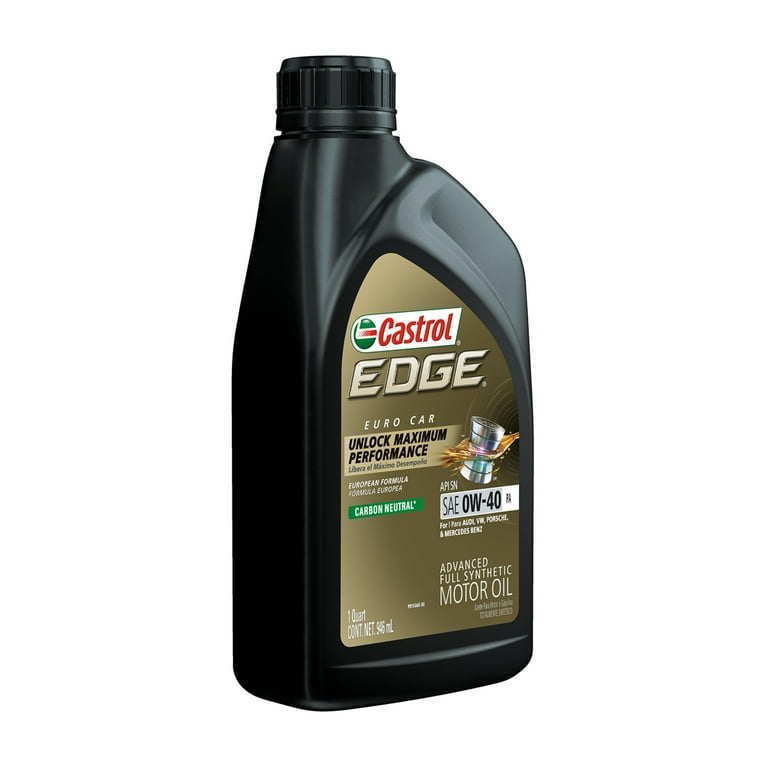 【おトク】 EDGE Castrol Euro Motor Synthetic Full Advanced A3/B4 0W-40 メンテナンス