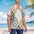 thumbnail image 5 of Disketp Hawaiian Shirts For Men,Geometric Print Mens Casual Short Sleeve Button Down Shirts Beach Shirt, 5 of 8