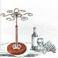 thumbnail image 3 of Desktop Shelf, Electroplating Wine Cup Rack, For Living Room Restaurant Dining  Bronze, 3 of 8
