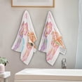 thumbnail image 3 of Gnome Easter Eggs Hand Towels 2 PCS, Happy Dwarf Kitchen Towel Ultra Soft and Highly Absorbent,Decorative Fingertip Face Towel for Bathroom Hotel, 28.3"x14.4", 3 of 4