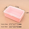 thumbnail image 2 of Pink Plastic Storage Box Screw Holder Case Organizer Jewelry Beads Container Ornament Electronic Component Packaging Case, 2 of 8