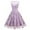 Purple, variant on Women's Casual A-Line Dress Summer Cocktail Dress Short Sleeve Mini Dress Flowy Sundresses Pink XL