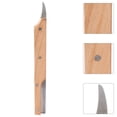 thumbnail image 1 of COMPUKAS Coconut Tool Con Mango De Madera Fuerte Y Doble Punta De Acero Inoxidable Color Amarillo Claro, 1 of 8