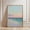 Rolled Canvas, variant on Pastel Beach Sunset Print, Preppy Dreamy Coastal Poster, Crescent Moon Seascape Wall Art, Calming Ocean Waves Art, Soft Aesthetic Print