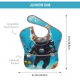 thumbnail image 4 of Kdxio Underwater Diving Cat Bibs For Babies, Baby Bibs for Eating, Toddler Bibs, Waterproof Bibs, Feeding Bibs, for Toddlers, Boys, Girls, 4 of 8