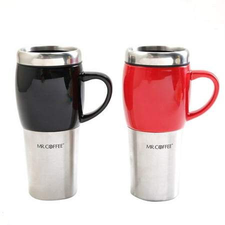 Mr Coffee Traverse 16 Ounce Travel Mugs 2 Pack Mr Coffee Traverse 16 Ounce Travel Mugs 2 Pack