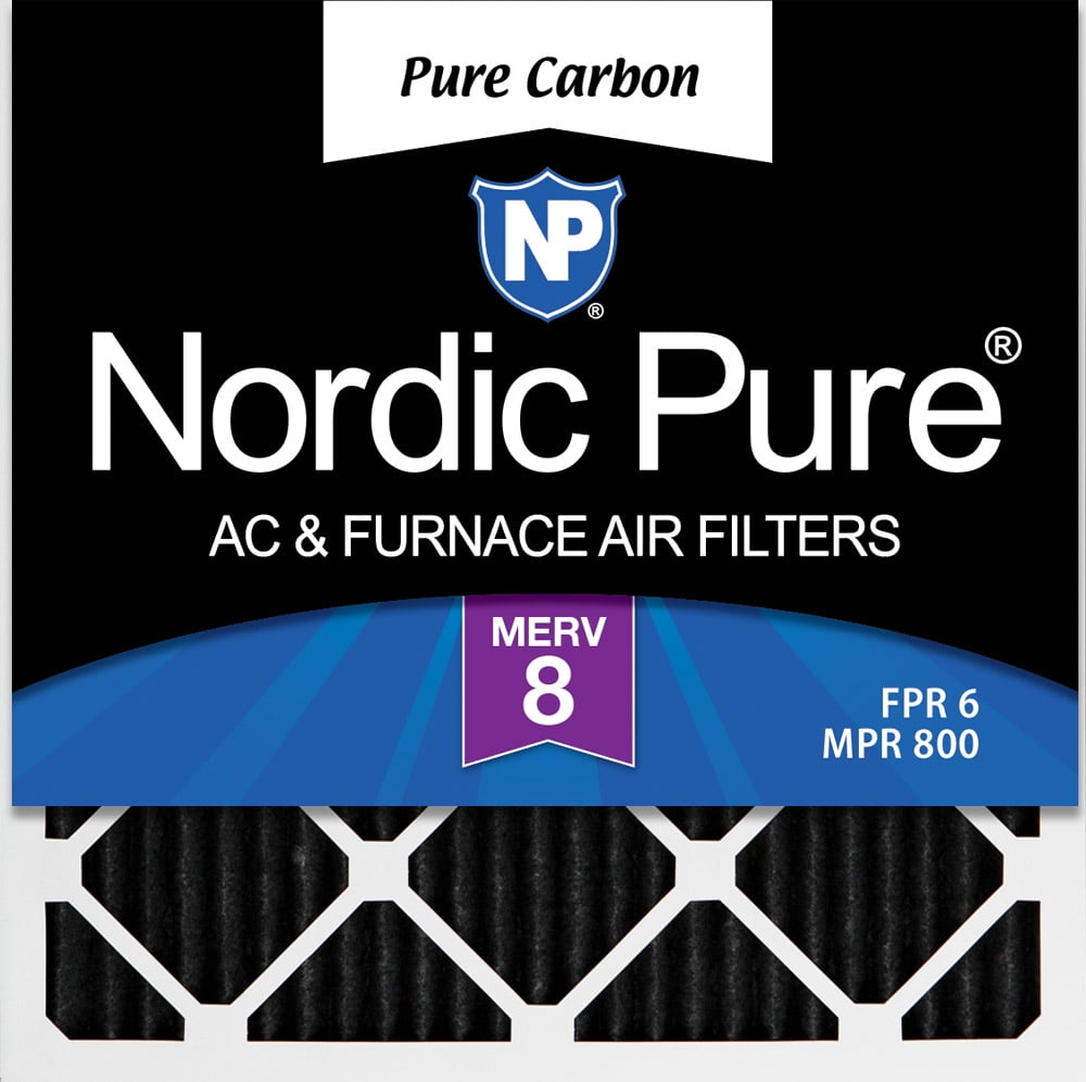 Nordic Pure 21x21x1 MPR 1900 Maximum Allergen Reduction Replacement AC Furnace Air Filters 12 Pack 