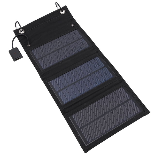 Panel solar portátil de 15 W para exteriores, panel de carga con energía solar móvil, fabricado para durar