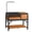 Brown Turtle Habitat with Leg, variant on Aivituvin 38" Wooden Tortoise Habitat with Detachable Legs, Turtle Enclosure with Adjustable Heat Lamp Stand, 2-Chamber Reptile Cage, Brown