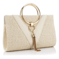 thumbnail image 1 of Bolsa De Playa Bolsos De Noche Bolsos Vegan Bolsas Tejidas Xtellar amarillo, 1 of 3