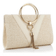 thumbnail image 1 of Bolsa De Playa Bolsos De Noche Bolsos Vegan Bolsas Tejidas Xtellar amarillo, 1 of 3