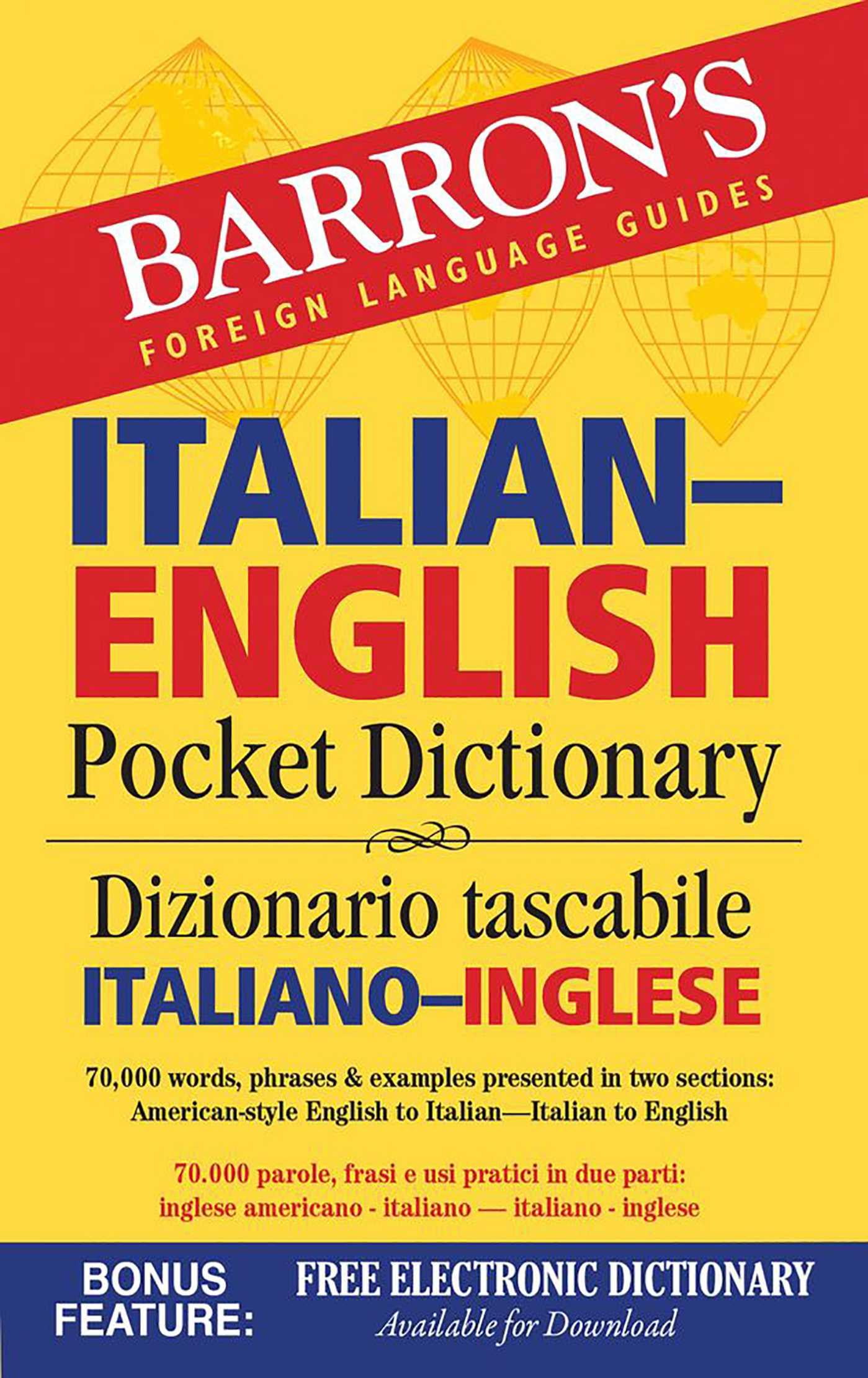 Barron's Pocket Bilingual Dictionaries ItalianEnglish Pocket