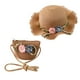 thumbnail image 3 of Conjunto de sombrero de paja perfecl y bolso pequeño caqui para niñas, 3 of 8