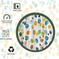 thumbnail image 4 of Stall 36"x72"Abstract Bright Watercolor Colorful Spots Shower Curtain Set with Hooks,Abstract Ivory Color Background Bathroom Curtain,Waterproof Bath Curtains for Bathroom Decor, 4 of 6