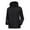 Black, variant on Patlollav Mens Thin Coats Punching Jacket Loose Plus Size Hooded Sports Jacket