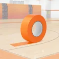 thumbnail image 3 of Cinta adhesiva para marcar líneas en canchas de voleibol y básquetbol, ideal para exteriores, color naranja, rollo de alta resistencia., 3 of 7