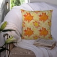 thumbnail image 3 of Carolines Treasures BB7496PW1414 Fall Leaves Scattered Fabric Decorative Pillow, 14 x 14 in., 3 of 4