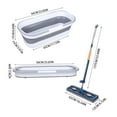thumbnail image 2 of Plus Large Flat Mop,360 Rotation Flat Mop With Bucket With 2 Microfiber Pads,for Tile,Hardwood,Window Wet And Dry, 2 of 2