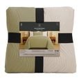 thumbnail image 1 of Set de Edrecolcha Doble Vista con Funda, Hometrends Individual, Verde-Beige, 1 of 3