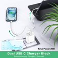 20W USB C Wall Charger Block Boxeroo Dual Port PD Power Delivery Fast