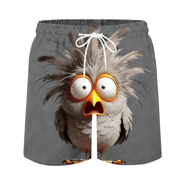 Pantalones de Cintura Elástica de Uso Casual Y Cómodo con Cintura Elástica Y Cordón para la Natación de Verano de Ocio en la Playa