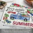 thumbnail image 5 of CounterArt "Sweet Summer" 4-Pack Reversible Tabletop Placemats, 5 of 7