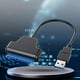thumbnail image 3 of Adaptador USB A SATA Cable USB3.0 para SSD Computadora Portátil 2 5 Pulgadas (USB3.0 20 Cm), 3 of 9