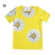 thumbnail image 5 of Camiseta de mujer Jumpingount estampada corta suelta Amarillo AP002919-12, 5 of 6