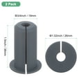 thumbnail image 3 of Uxcell 2Pcs Cable Routing Kit for 3/4" Wall Hole 1.5" Length Wall Grommet Grey, 3 of 7