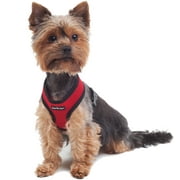 Dogs My Love Soft Mesh Walking Harness for Dogs and Puppies 6 Sizes Red (XS (Neck Max: 9"; Chest Girth: 10"-15"))