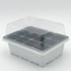 thumbnail image 1 of Lojalitet Juego De 3 Propagadores De Jardín, Kits De Bandejas De Semillas con 12 Celdas, Bandeja De Inicio De Semillas con Cúpula Y Base (12 Celdas Por Bandeja),Blanco, 1 of 6