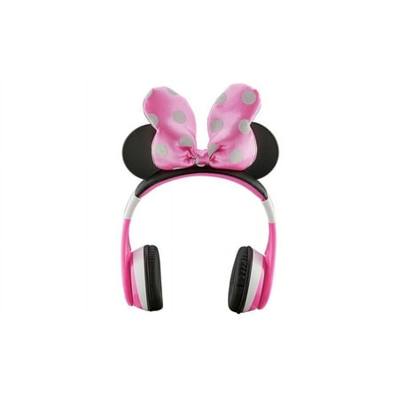 eKids - Minnie Mouse Bluetooth Wireless Headphones - pink
