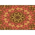 thumbnail image 1 of Ahgly Company Machine Washable Indoor Rectangle Transitional Tomato Red Area Rugs, 3' x 5', 1 of 1