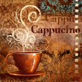 thumbnail image 2 of Eisner, Viv 12x12 Black Ornate Wood Framed with Double Matting Museum Art Print Titled - Coffee 2 Cappucino, 2 of 4