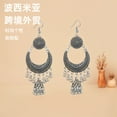 thumbnail image 2 of Sdmnsg-T Traditional Indian Earrings for Women Tassel Bell Beaded Dangle Drop Vintage Chandelier Earring Ethnic Gypsy Earring Bohemian Oxidized Bollywood Jhumki Jewelry Gifts Xmas, 2 of 96