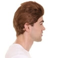 thumbnail image 5 of Science Fiction Wig | Brown TV/Movie Wigs | Premium Breathable Capless Cap, 5 of 8