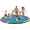 130" Round, variant on 67” Non-Slip Splash Pad for Kids & Dogs, Round Outdoor Water Sprinkler Pad, 0.5mm Thickened Tear-Resistant PVC, Kids Water Toy & Dog Pool for Backyard Summer Fun