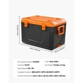 thumbnail image 3 of 63QT High-Performance Cooler, Leakproof Hard Ice Chest, Holds 90 Cans, Built-in Cup Holder, 3 of 11