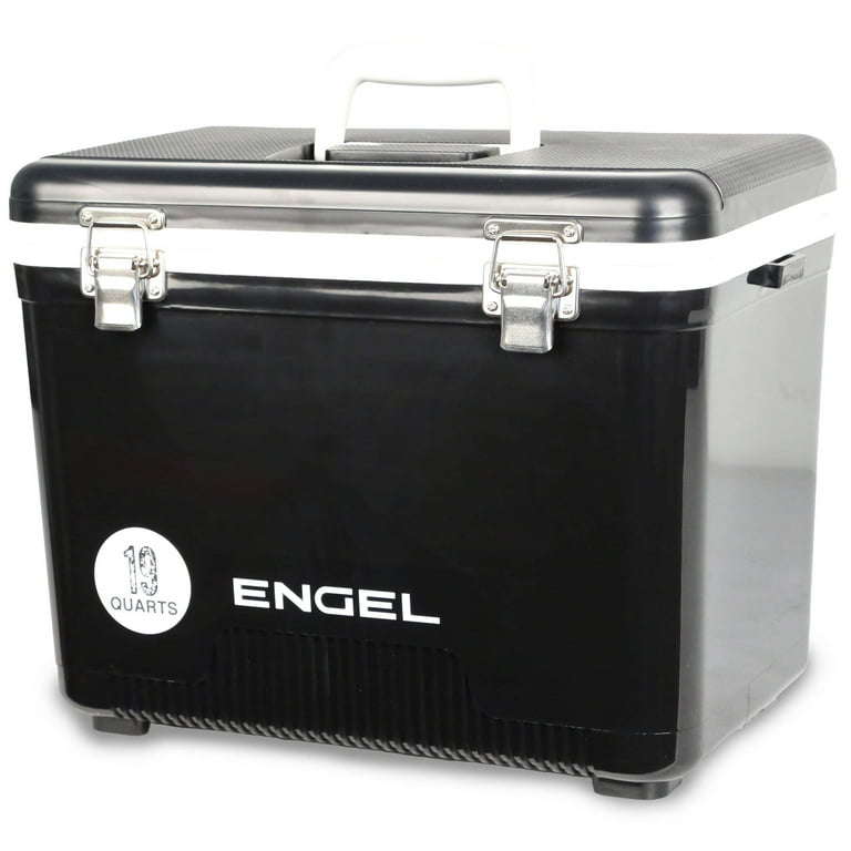 ENGEL 19 Qt Insulated Drybox Cooler with Ice Foam - Leak-Proof and