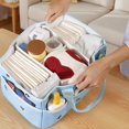 thumbnail image 3 of Sunveno Large Polyester Nursery Portable Diaper Caddy Organizer for Changing Station, 3 of 10
