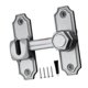 thumbnail image 3 of Cerradura para puerta de granero, pestillo portátil resistente, abatible de 90/ para armarios de jardín, puertas exteriores para mascotas y Plata, 3 of 8