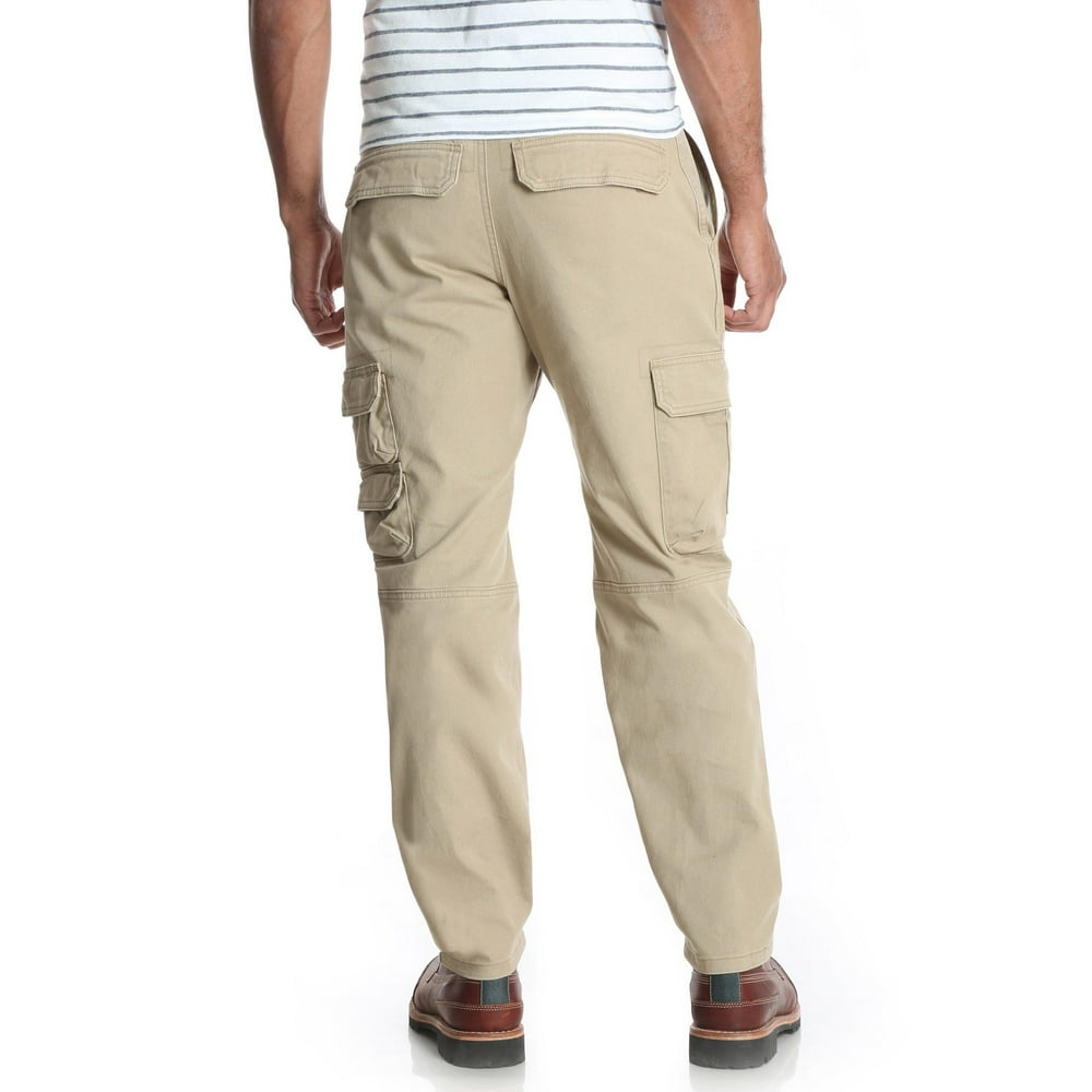 wrangler men's stretch taper leg regular fit cargo pant