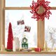 thumbnail image 5 of onlyliua para Interior/Exterior Adornos Navideños Marionetas de Madera Navideñas Adornos de Decoración de Escritorio Navideño Adorno de Cuenta Regresiva, 5 of 6